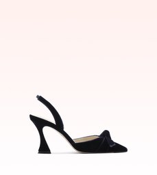 Clarita Bell Slingback 85 Blu Notte