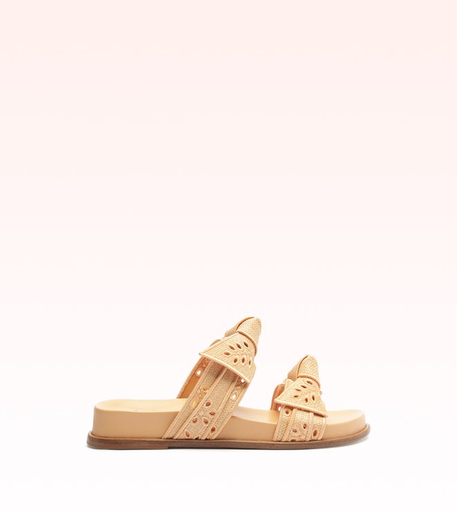 Maxi Clarita Embroidery Sandal 35 Papaya Mist