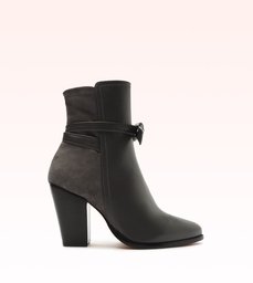 Clarita Tie Ankle Boot 90 Ashgray