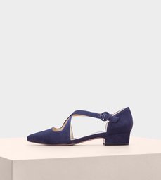 Florence Flat Suede Night Shade