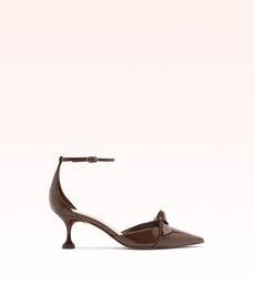 Clarita Flaire Pump 60 Rich Brown