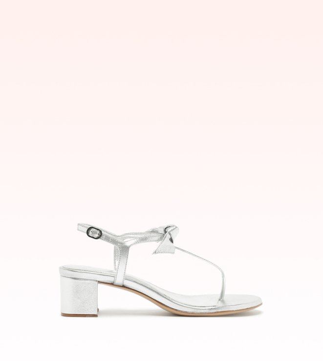Clarita T Sandal Silver