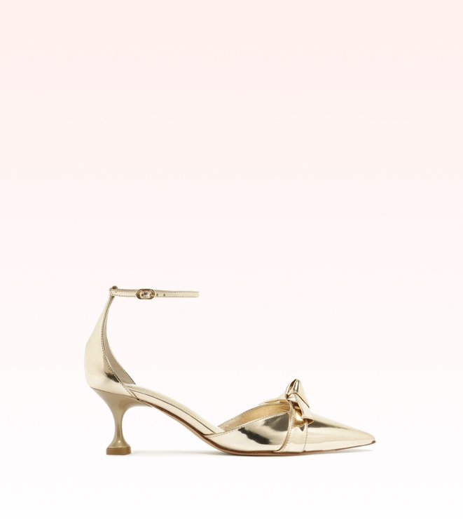 Clarita Flaire Pump 60 Golden