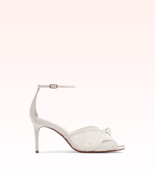 Clarita Bloom Lace 85 White