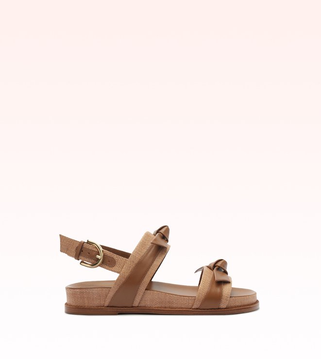 Clarita Raffia Sport Sandal Espresso