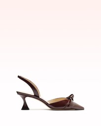 Clarita Bell Slingback 60 Burgundy