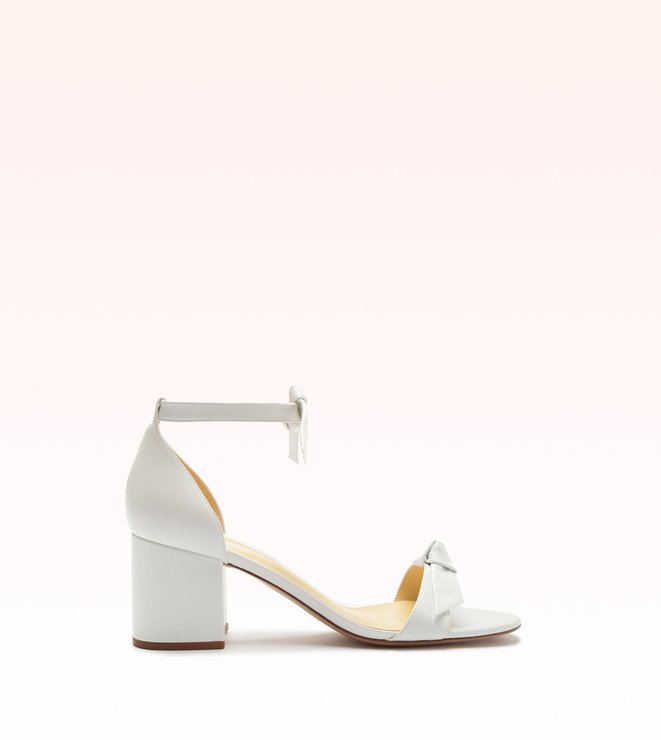 Clarita Block 60 Nappa Soft White