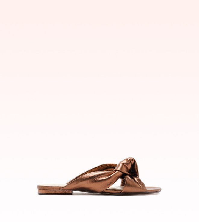 Sofia Flat Sandal Bronzo