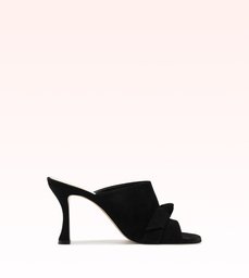Clarita Retro Mule Black