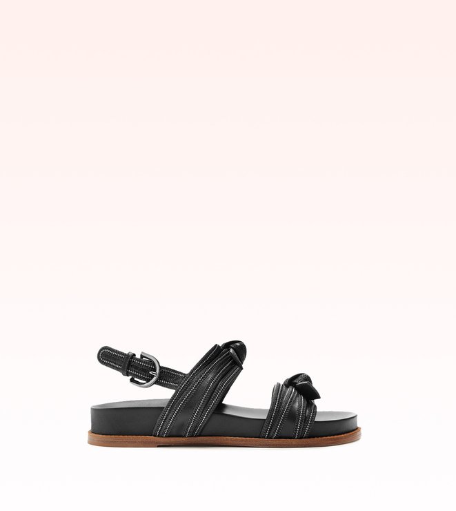 Clarita Sport Sandal Embroidery Black