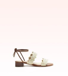 Emilia Flat Sandal Natural