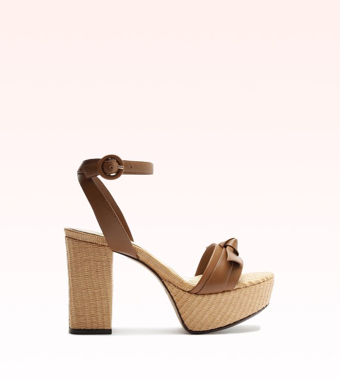 Clarita Raffia 95 Espresso