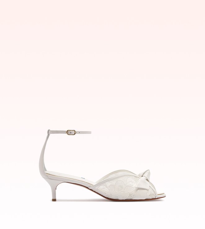 Clarita Bloom Lace 50 White