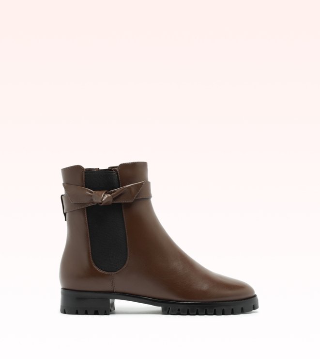 Clarita Rain Boot Flat Mocha