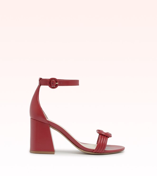 Vicky Ankle Wrap 75 Heliconia Red
