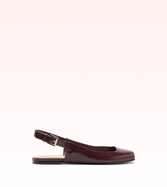 Tessa Flat Cherry Lacquer