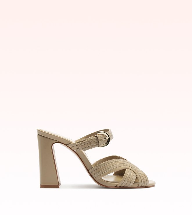 Naika Mule 90 Python Semolina