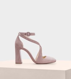 Florence Block 90 Suede Nude