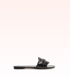 Padded Clarita Slide Black