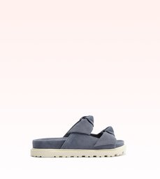 Lolita Slide Tractor Sole Shadow Blue