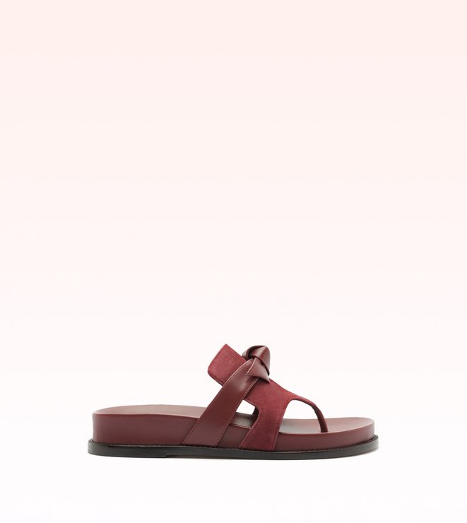 Clarita Snap Sport Sandal Burgundy