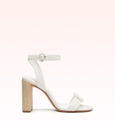 Vicky Ankle Wrap 90 White