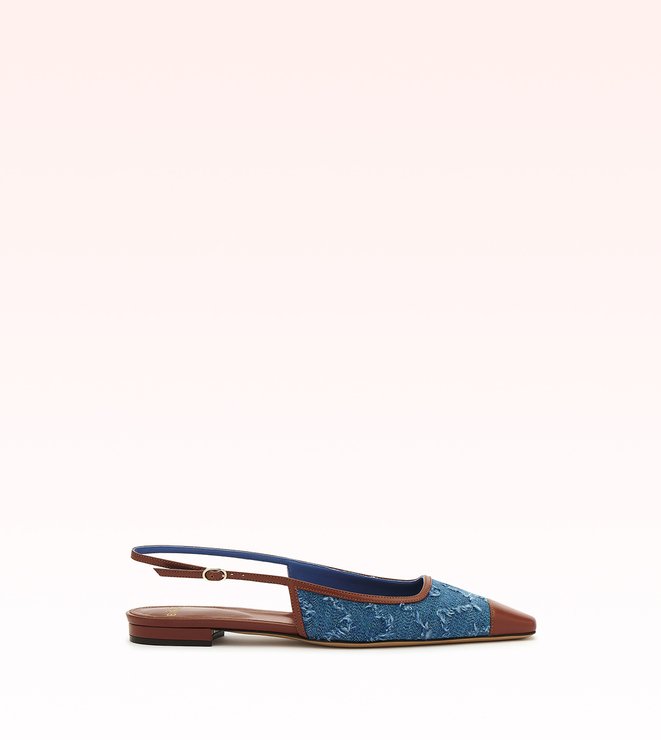 Olivia Flat Denim Espresso