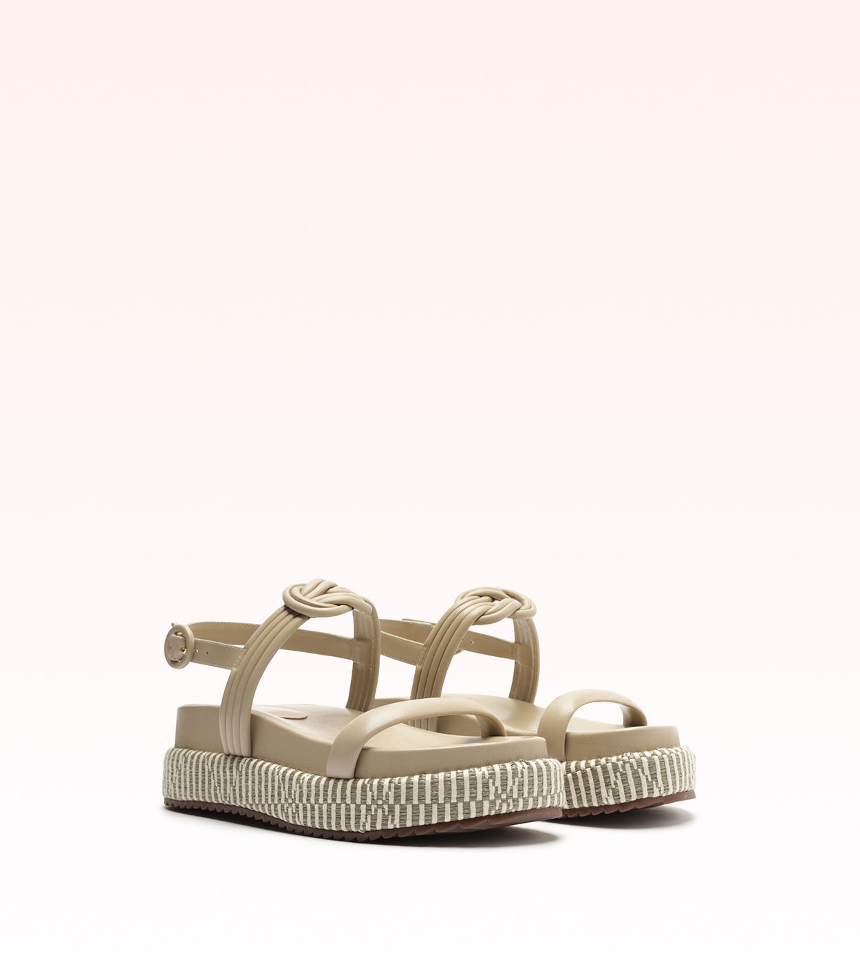 Vicky Bounce Raffia 40 Chalk | Alexandre Birman