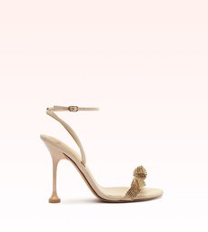 Clarita Crystal Sandal 100 Nude