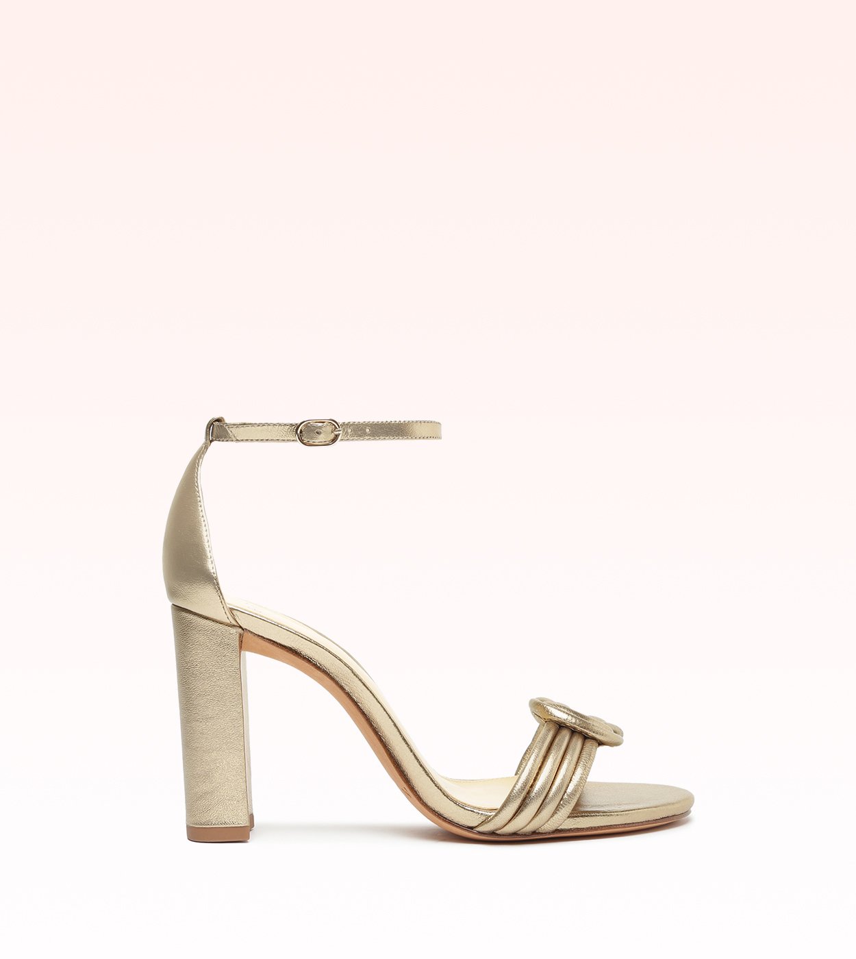 chic Sandália Retrô em Couro Croco de Salto Médio Rosie Off White