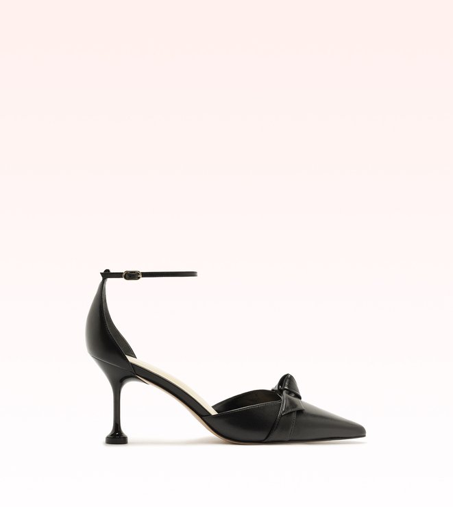Clarita Flare Pump 85 Black