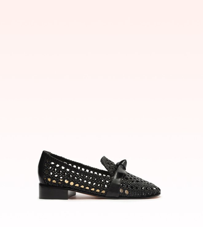 Clarita Basketry Loafer Black
